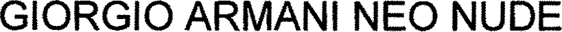 giorgio armani neo nude