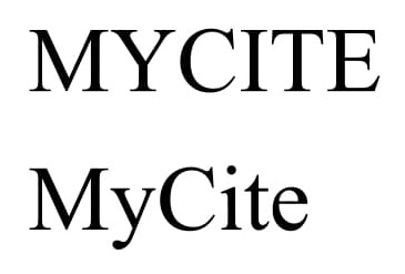 MYCITE CITE