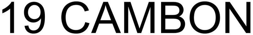 19 CAMBON