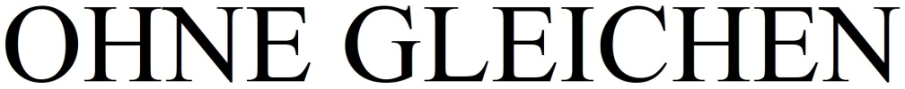OHNE GLEICHEN