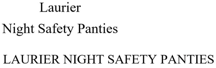 laurier night safety panties