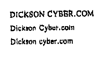 dickson cyber.com cyber