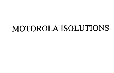 motorola isolutions