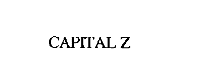 capital z