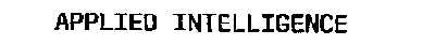 applied intelligence