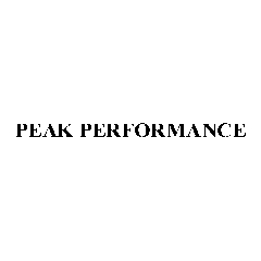 peak performance