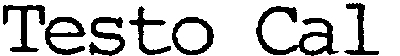 testo cal