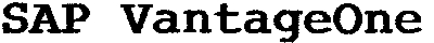 sap vantageone vantage one