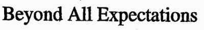 beyond all expectations