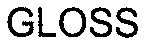 gloss