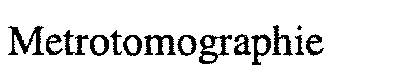metrotomographie