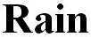 rain