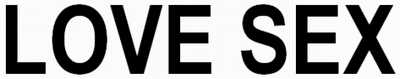 love sex
