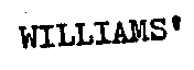 WILLIAMS'