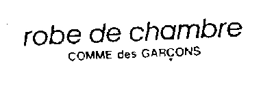 ROBE DE CHAMBRE COMME DES GARCONS