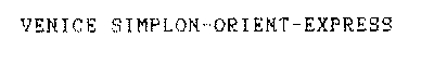 VENICE SIMPLON-ORIENT-EXPRESS