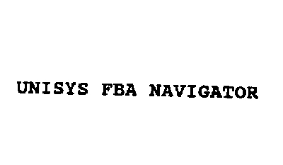 UNISYS FBA NAVIGATOR