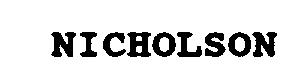 nicholson