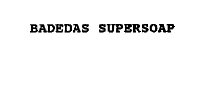 badedas supersoap