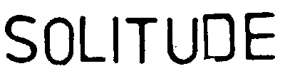 SOLITUDE