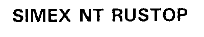 SIMEX NT RUSTOP