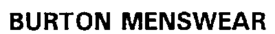 BURTON MENSWEAR