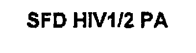 SFD hiv 1/2 PA