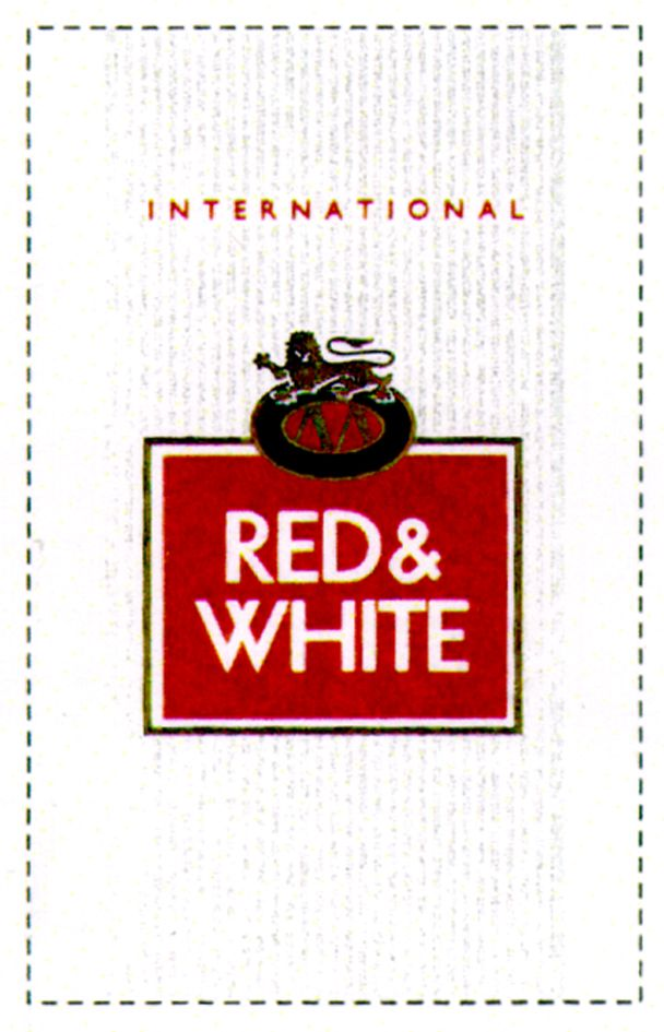 red & white