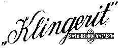 "klingerit" registrite schutzmarke
