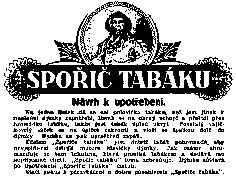 spořič tabáku
