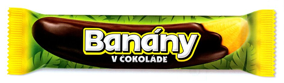 banány v čokoláde