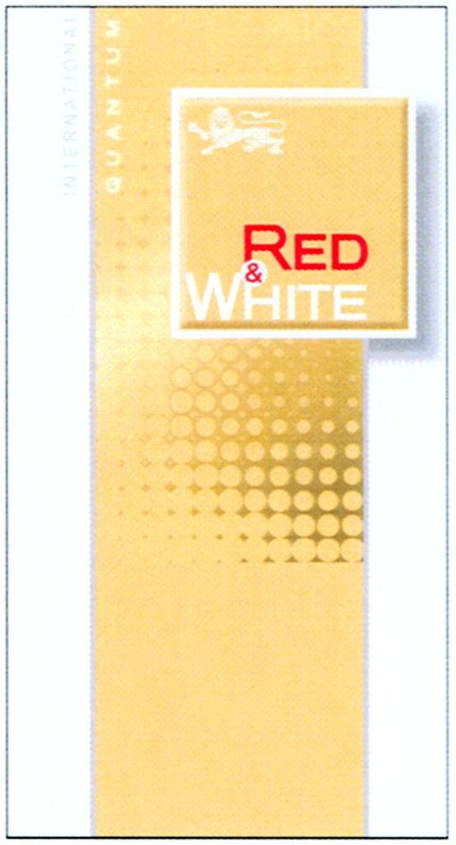 red & white