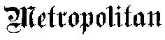 metropolitan