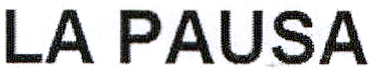 LA PAUSA