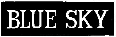 BLUE, SKY