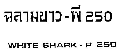 WHITE, SHARK-P250, ฉลามขาว-พี250