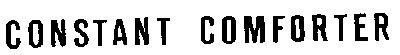 CONSTANT, COMFORTER