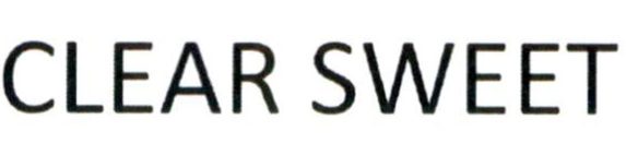 CLEAR SWEET