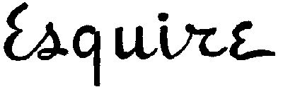 ESQUIRE
