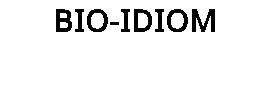 BIO-IDIOM