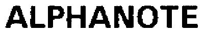 ALPHANOTE