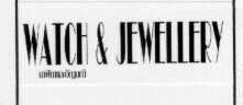 WATCH & JEWELLERY,นาฬิกาและอัญมณี