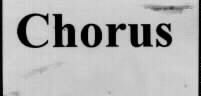 CHORUS