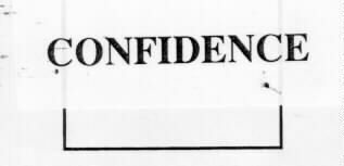 CONFIDENCE