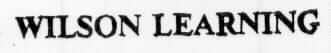 WILSON,LEARNING