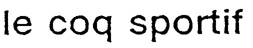 LE COQ SPORTIF