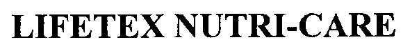 LIFETEX,NUTRI-CARE