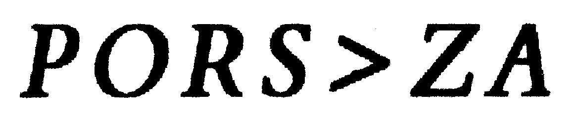 PORS>ZA