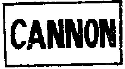 CANNON