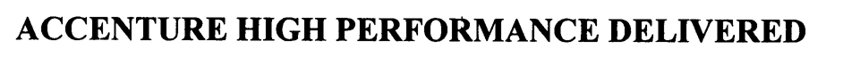 ACCENTURE,HIGH,PERFORMANCE,DELIVERED